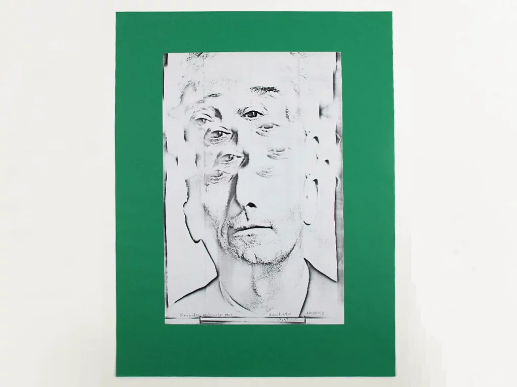 Xerografia Originale "Autoritratto" 1967